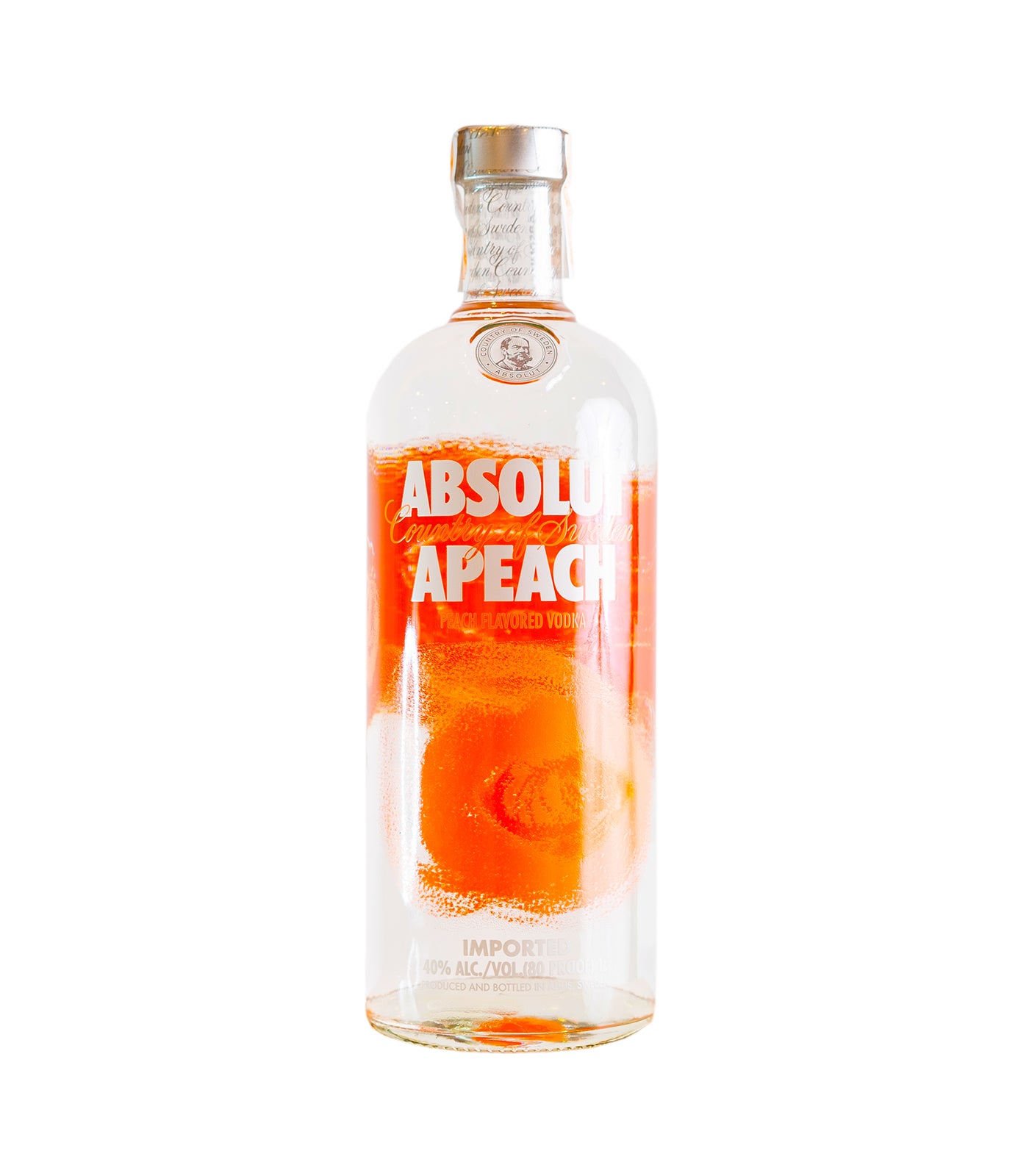 Absolut Apeach Vodka (40% ABV)
