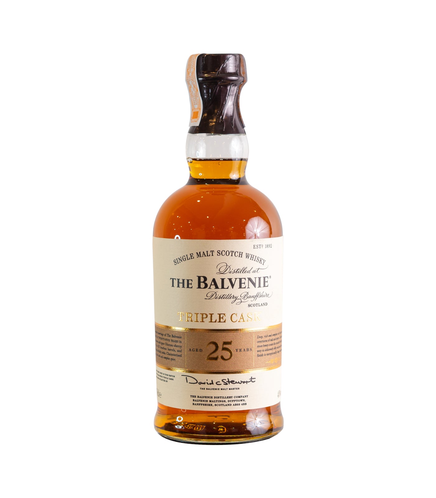 The Balvenie 25 Years (Triple Cask) 700ml.