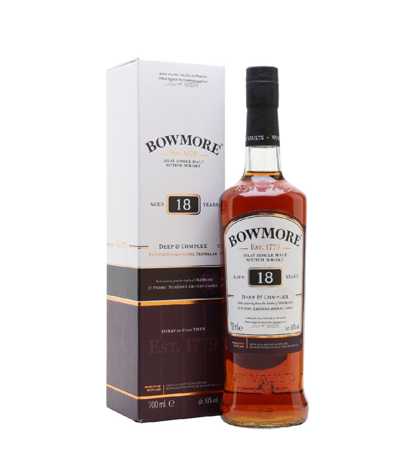 Bowmore 18yrs Singlemalt Scotch Whisky 700ml