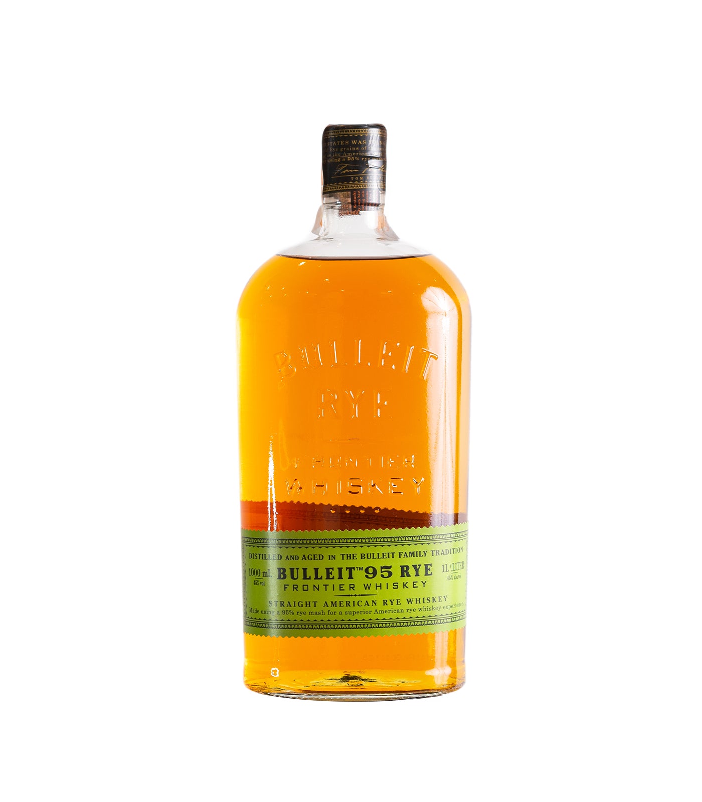 Bulleit Bourbon Rye Whiskey 70cl (45% ABV)