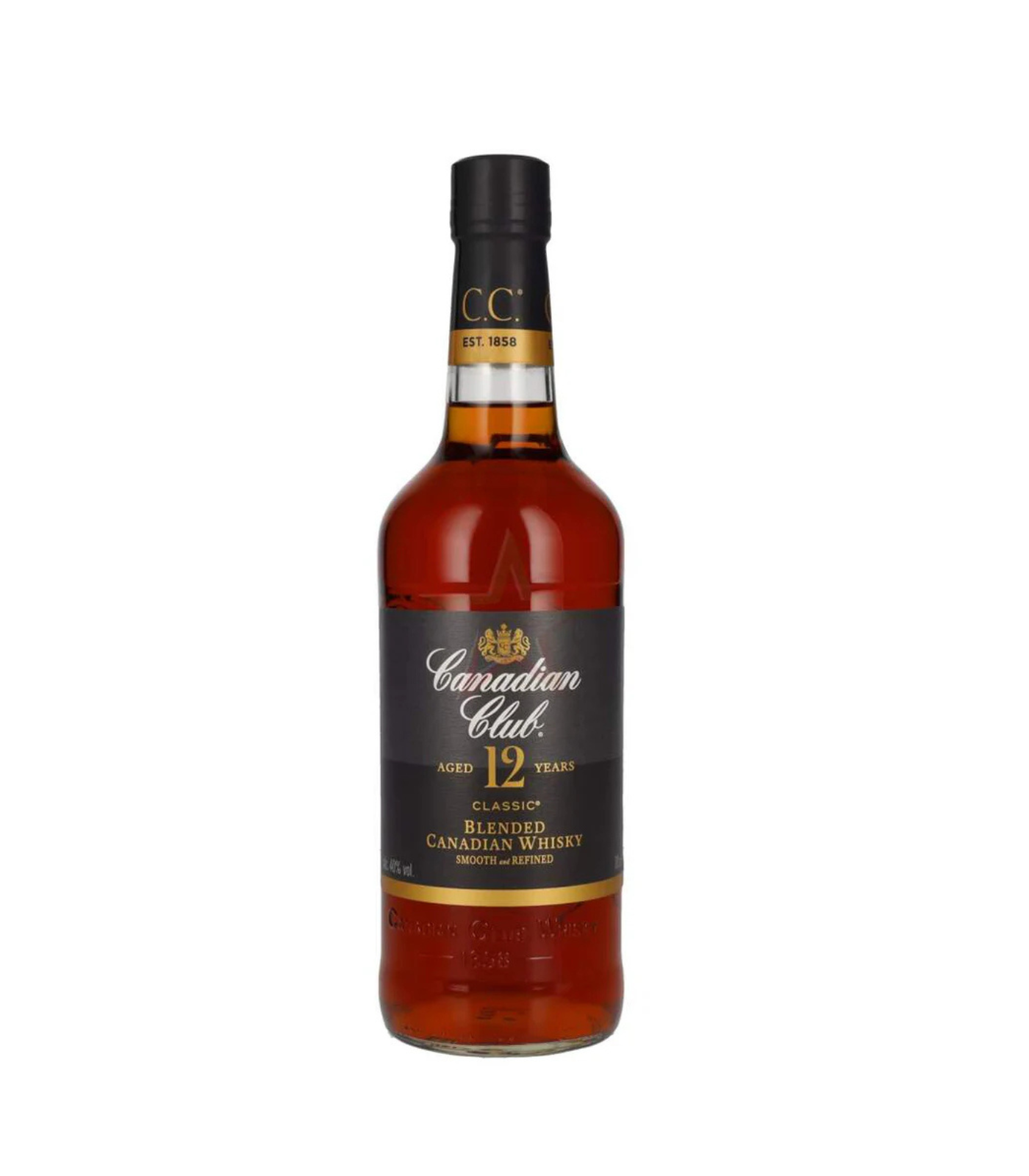 Canadian Club 12 Year Old Whisky 1L – Premium Canadian Whisky (40%)