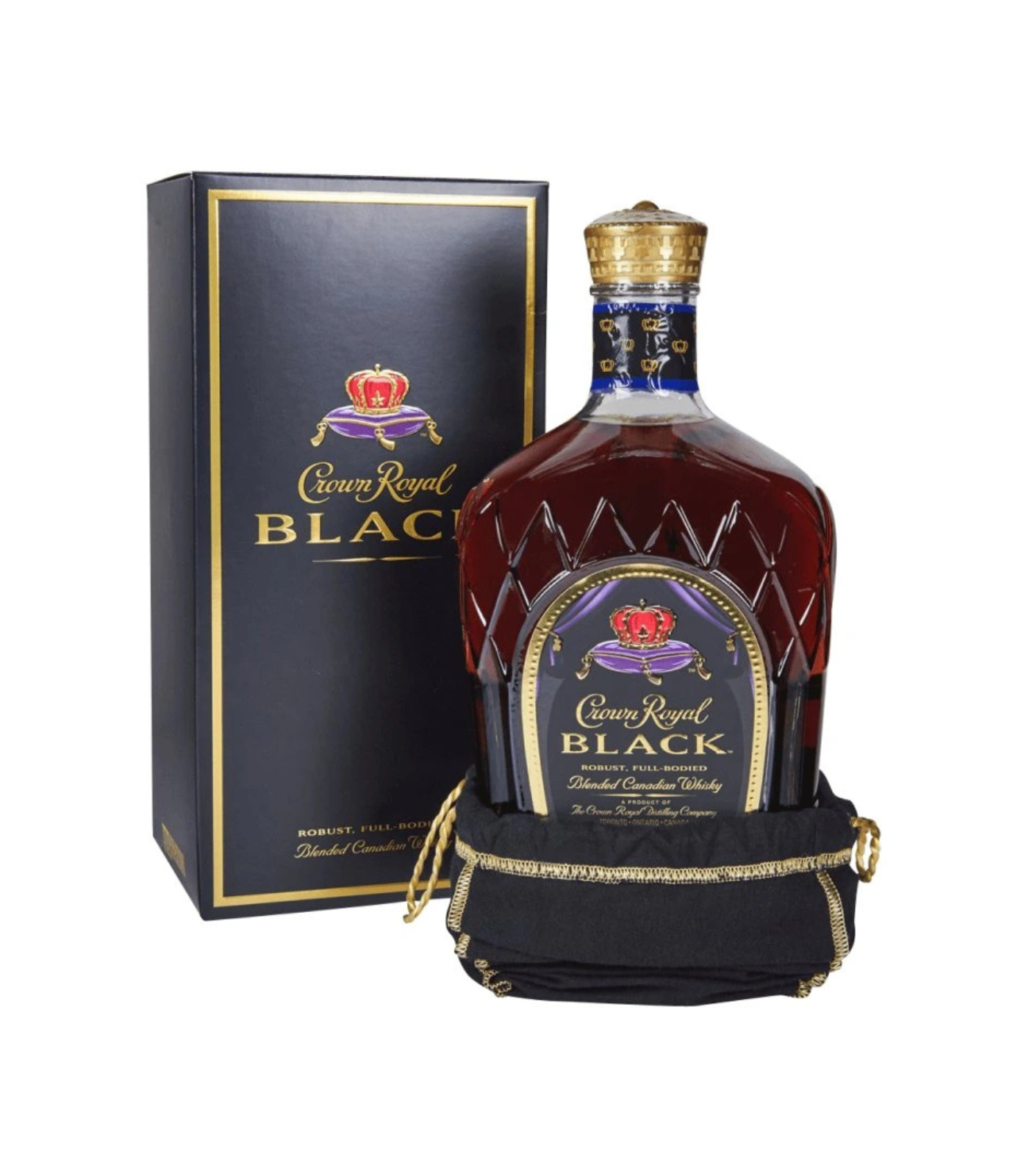 Crown Royal Black Canadian Whisky 1L – Rich & Bold Blend