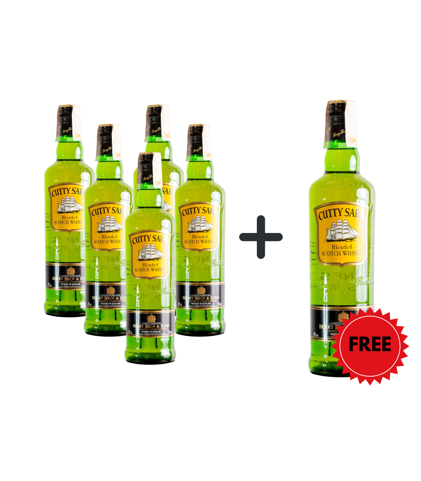Cutty Sark Blended Scotch Whisky 700ml | Buy 5 Get 1 Free