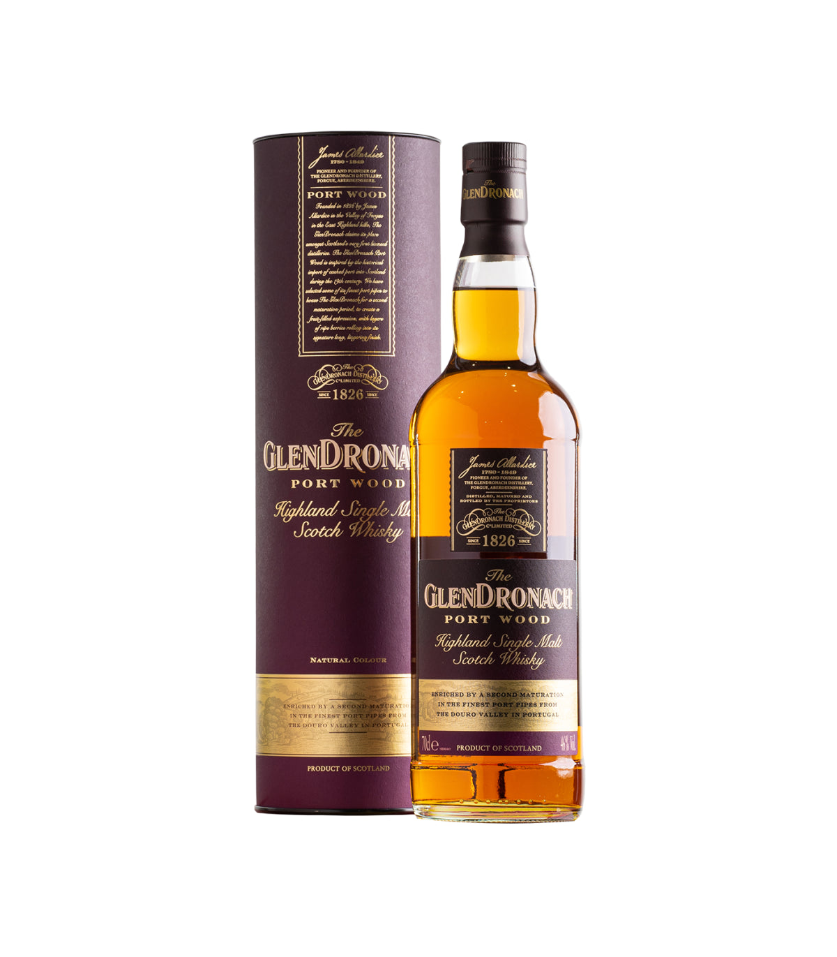 The Glendronach Port Wood Single Malt Whisky (70cl; 46%)