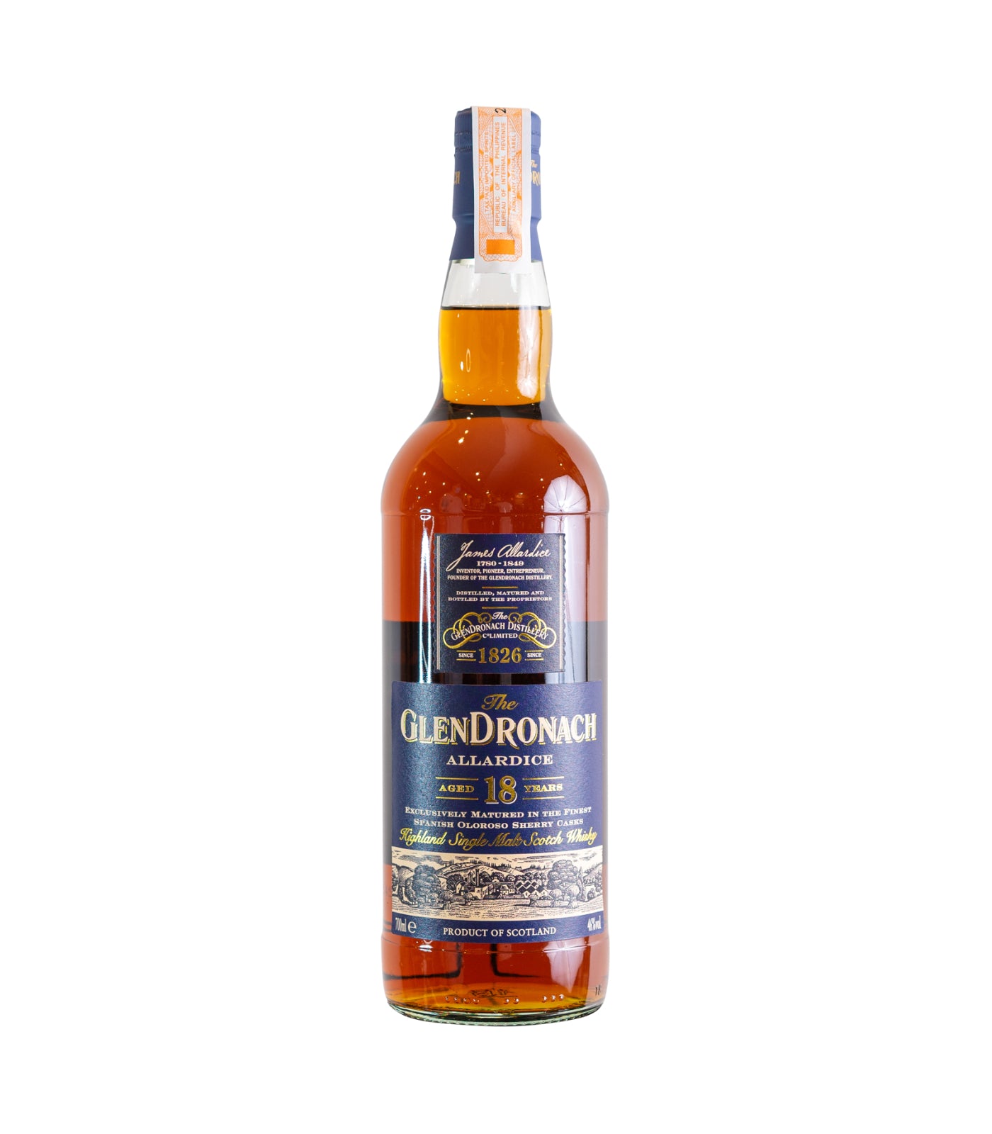 The Glendronach Allardice 18 Years 700ml.