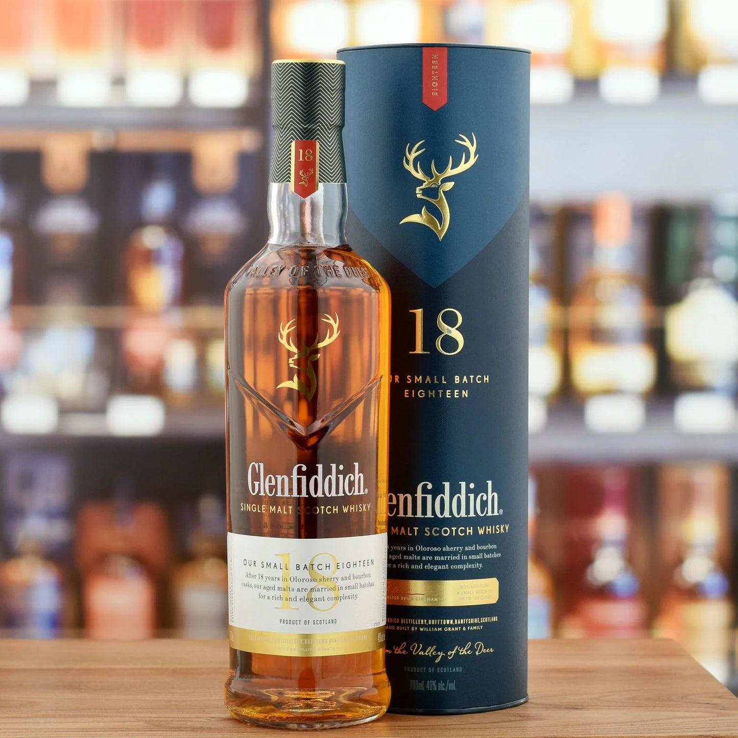 Glenfiddich 18 Year Old Single Malt Scotch Whisky 70cl – Rich & Aged Perfection