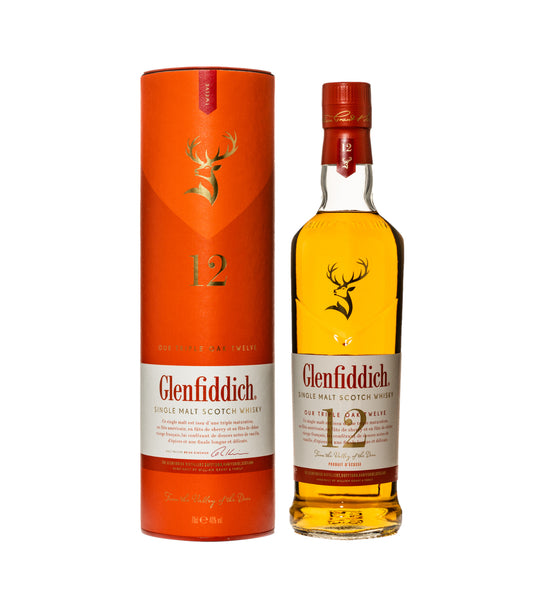 Glenfiddich 12 Year Old Triple Oak Single Malt Scotch Whisky 70cl (40%)