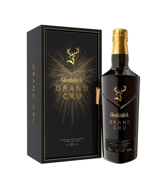 Glenfiddich 23 Year Old Grand Cru Single Malt Whisky 700ml | Luxurious & Rare Scotch Whisky