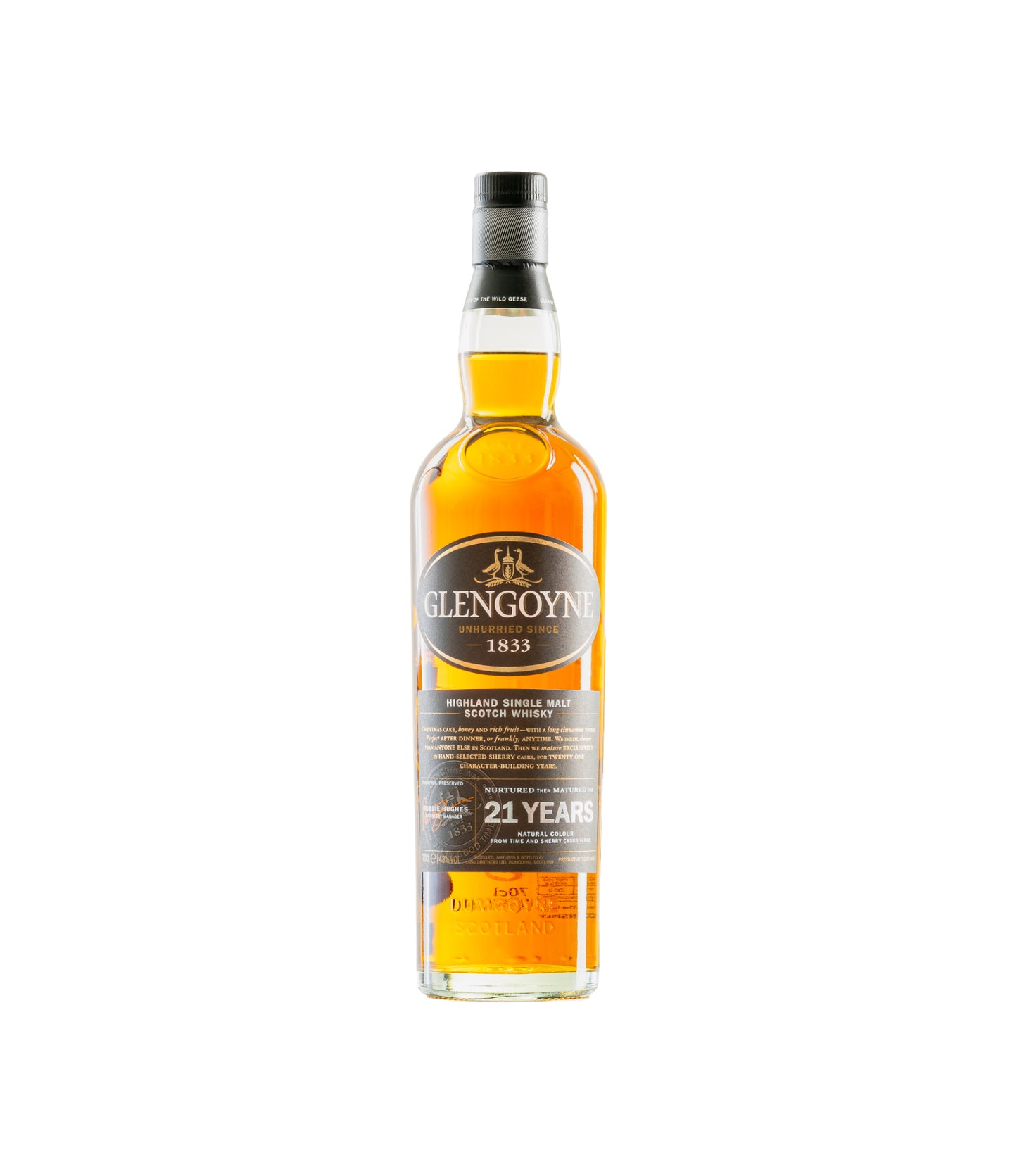 Glengoyne 21 Year Old Single Malt Scotch Whisky (70cl; 43%)