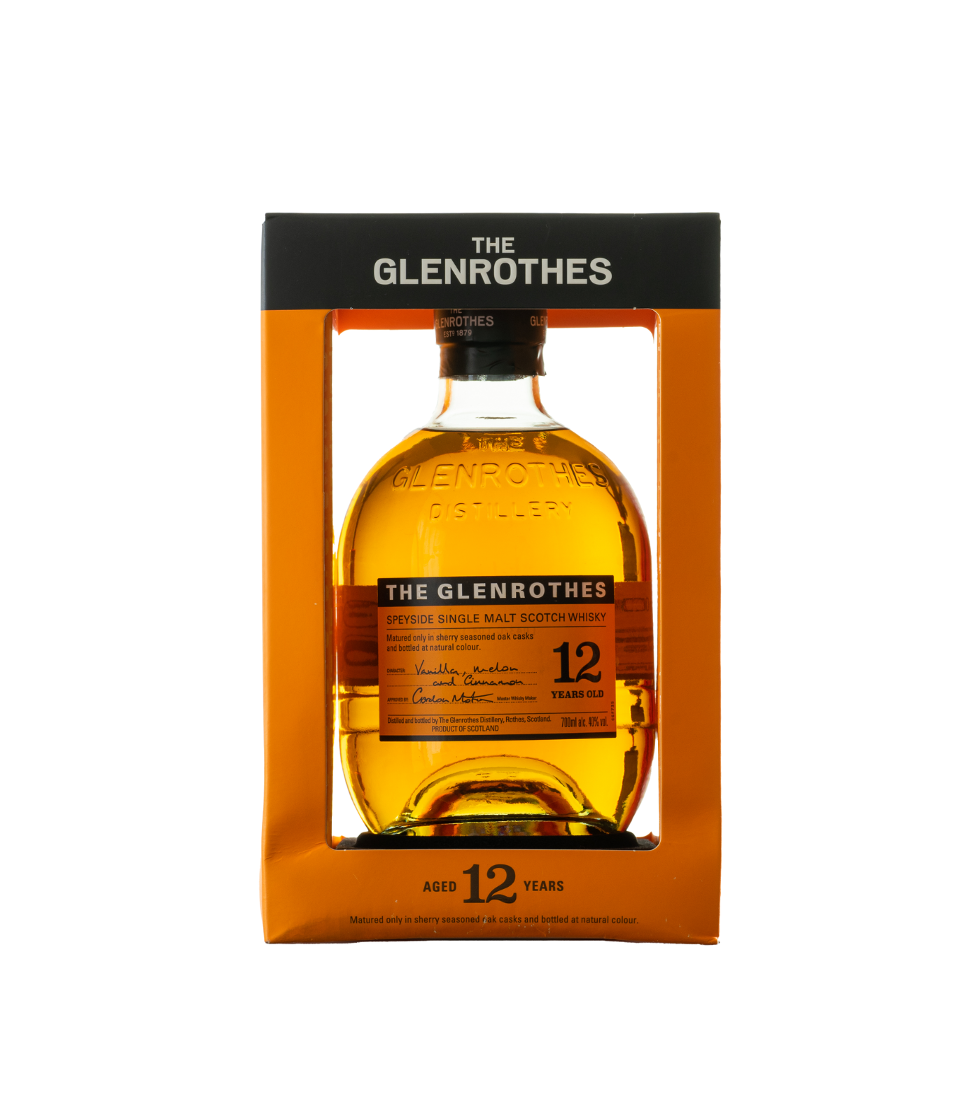 Glenrothes 12 Year Old Single Malt Scotch Whisky 70cl (40%) – Speyside Excellence
