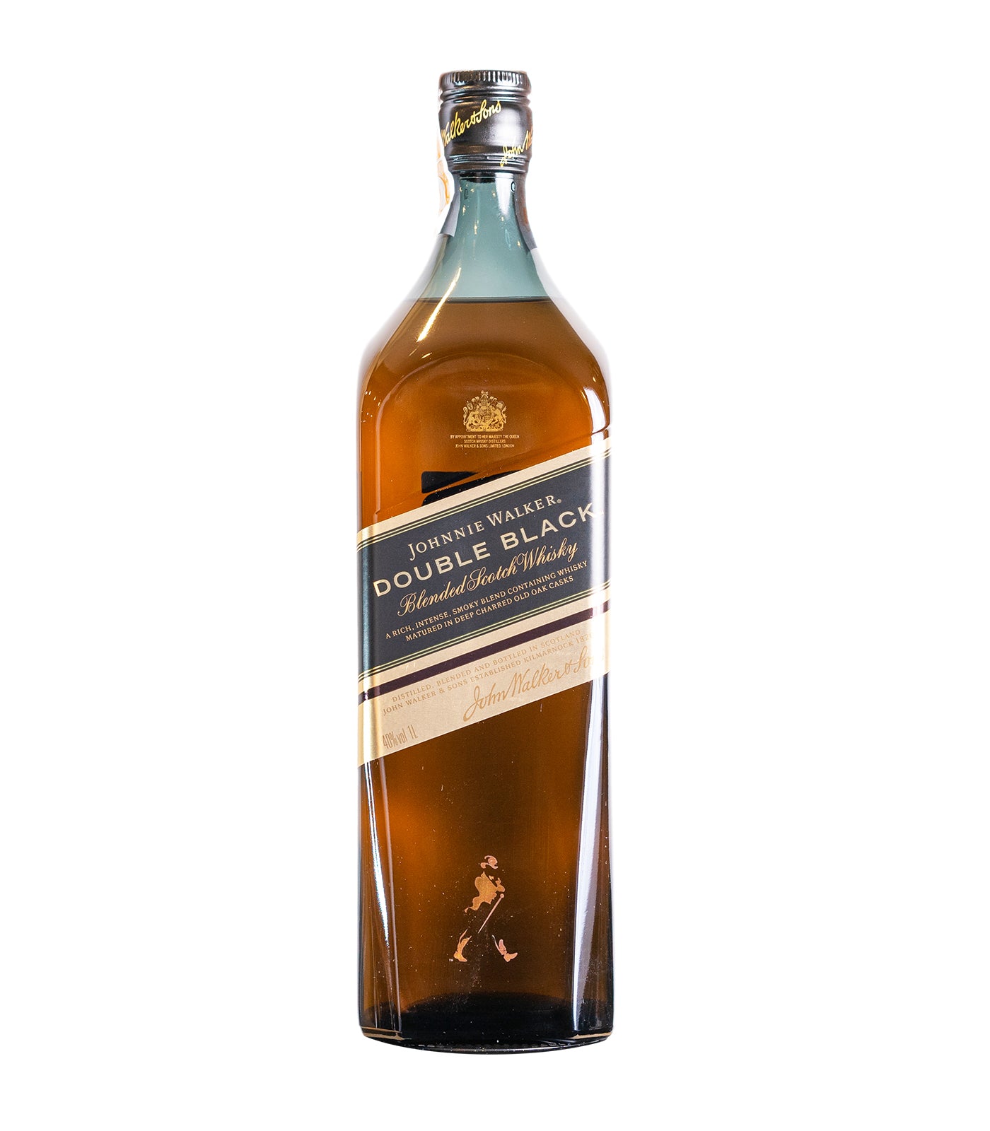 Johnnie Walker Double Black Scotch Whisky 750ml – Intensely Smoky Blended Scotch | No Box