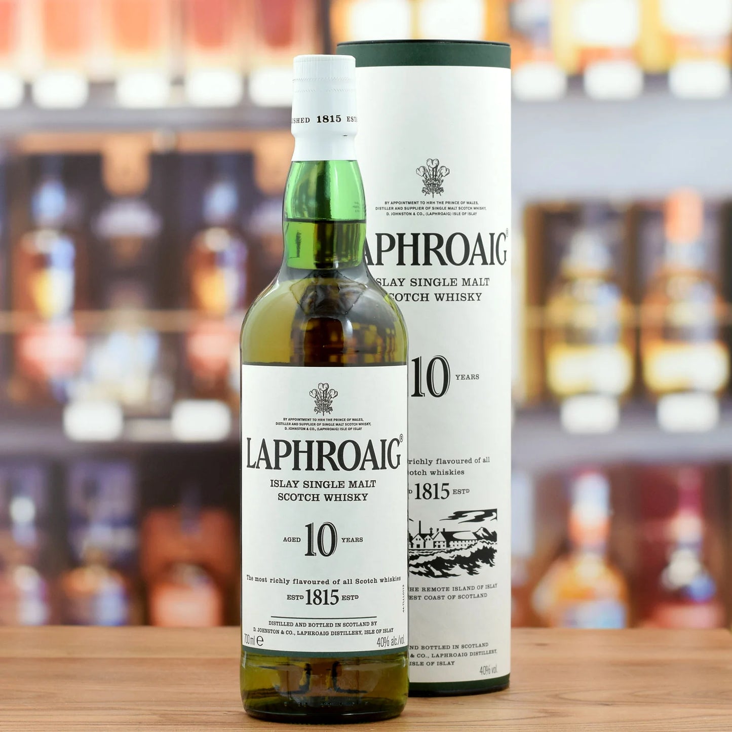 Laphroaig 10 Year Old Single Malt Scotch Whisky 1Ltr.