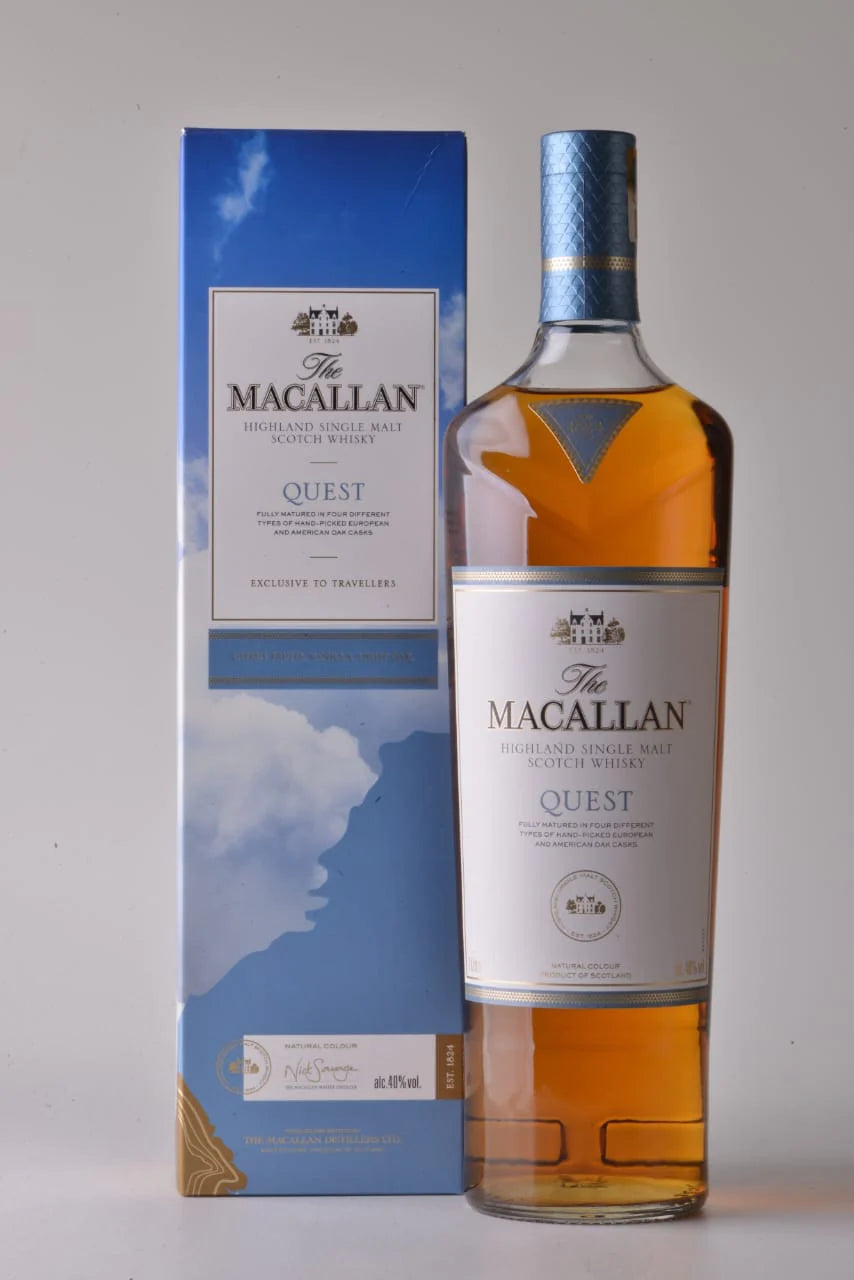 The Macallan Quest Single Malt Scotch Whisky 1L – Premium Speyside Scotch