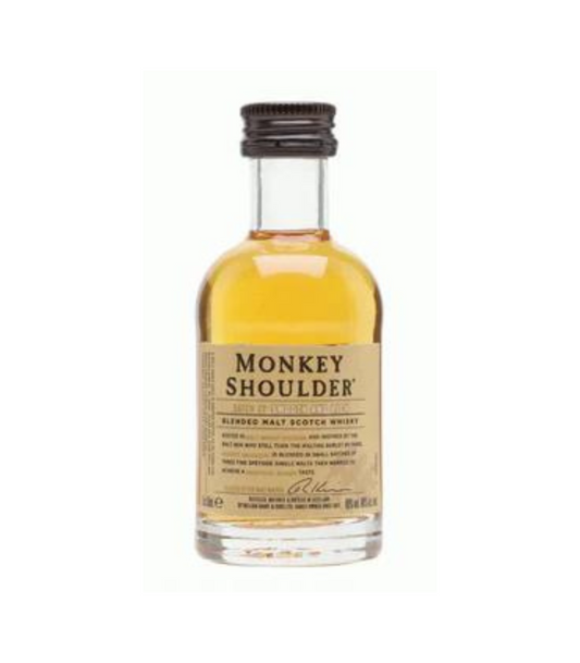 Monkey Shoulder Whisky Miniature 50ml | Premium Blended Malt Scotch