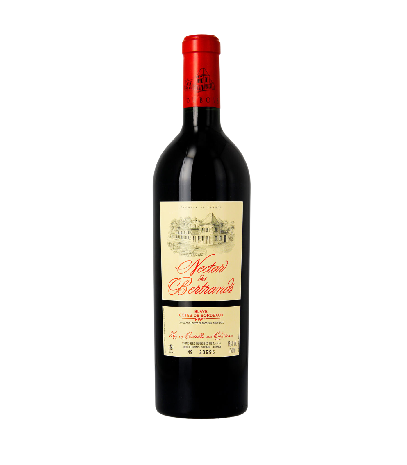 Nectar Des Bertrands - Blaye Cotes De Bordeaux French Wine 2020 750ml