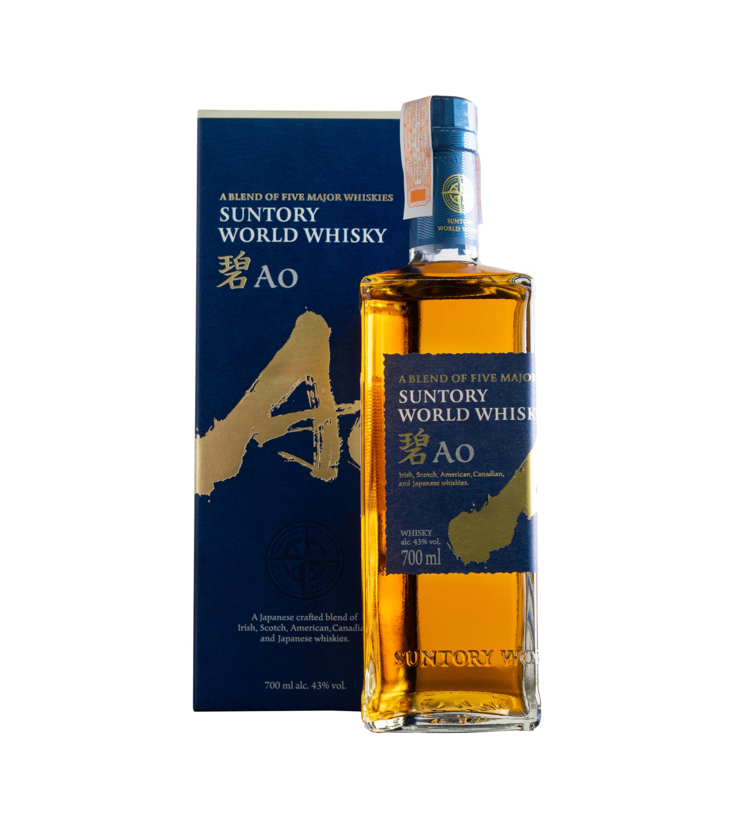 Suntory World Whisky Ao Blended Japanese Whiskey (70cl; 43%)