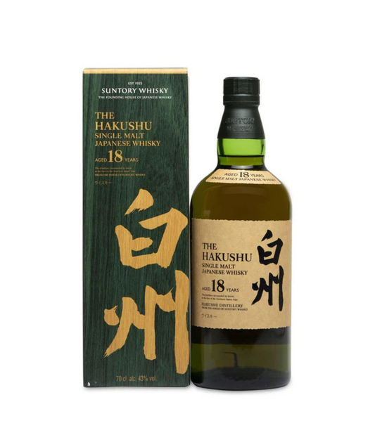 Suntory The Hakushu 18 Years Single Malt Japanese Whisky 700ml | Premium Aged Whisky