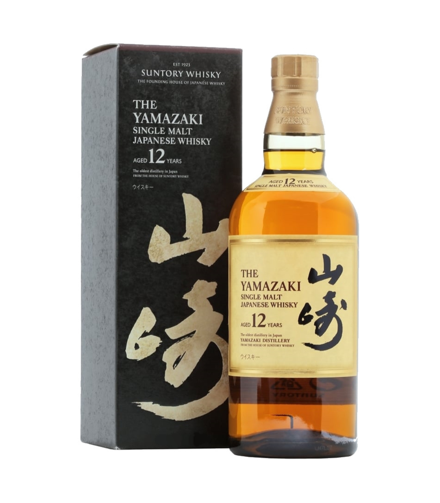 Suntory The Yamazaki 12 Year Old Single Malt Japanese Whisky 70cl (43%) – Premium Whisky
