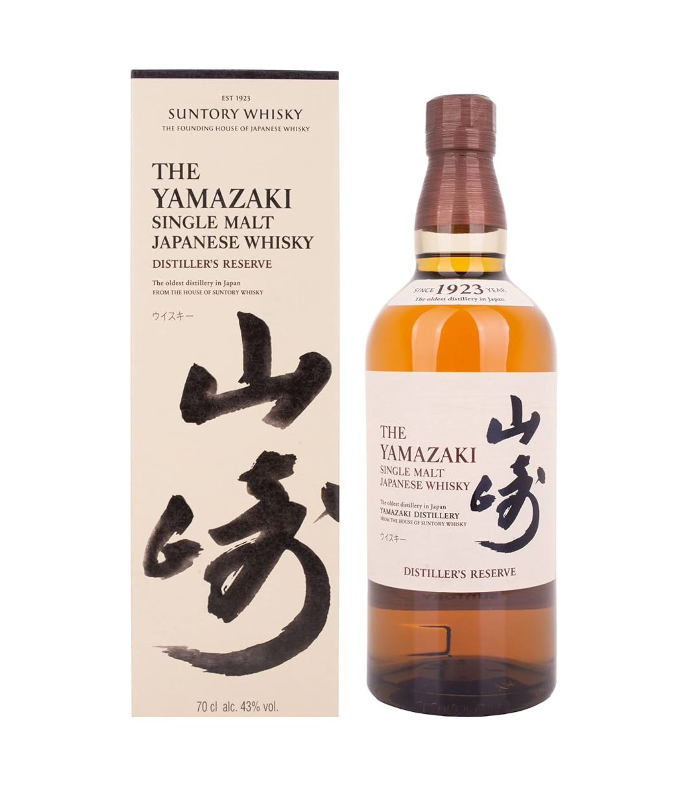 Suntory The Yamazaki Distiller’s Reserve Single Malt Japanese Whisky 70cl (43%)
