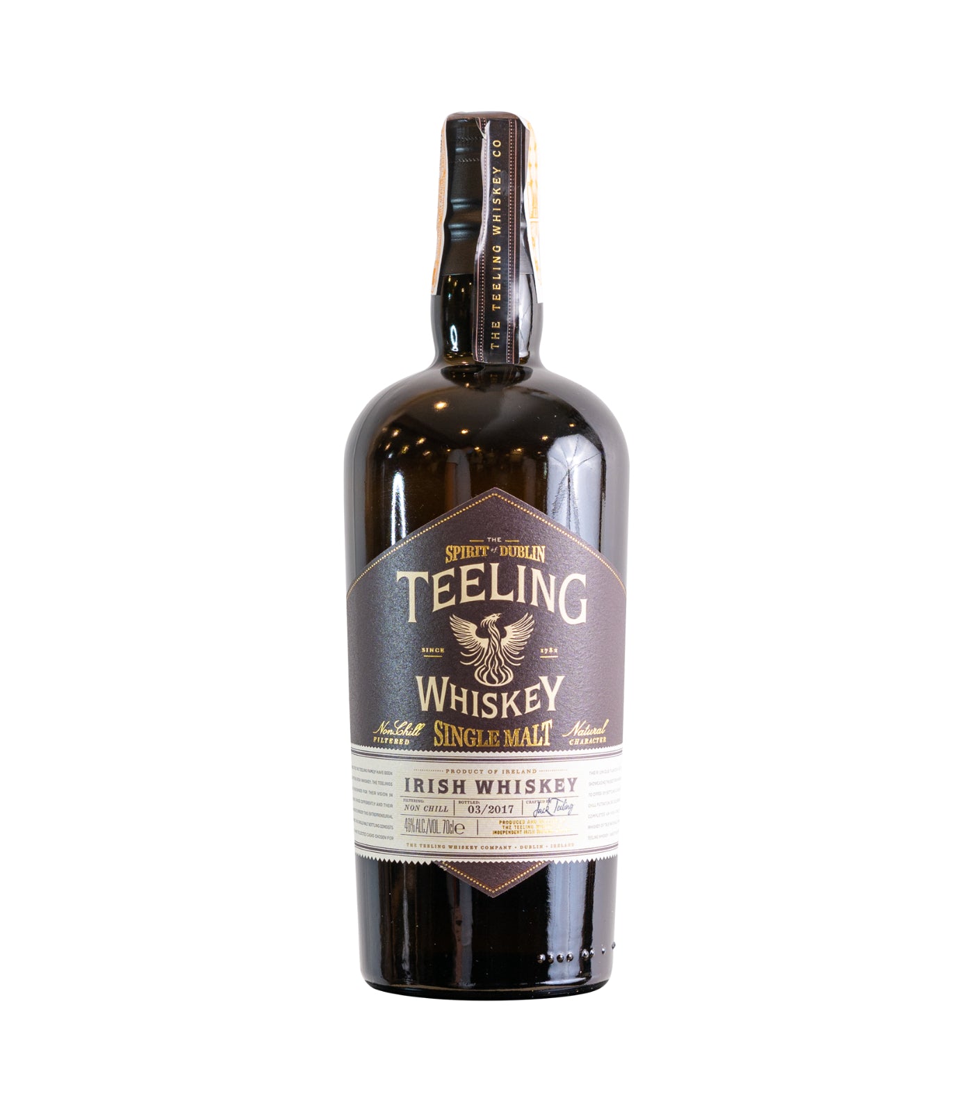 Teeling Single Malt Irish Single Malt Whiskey 700ml.