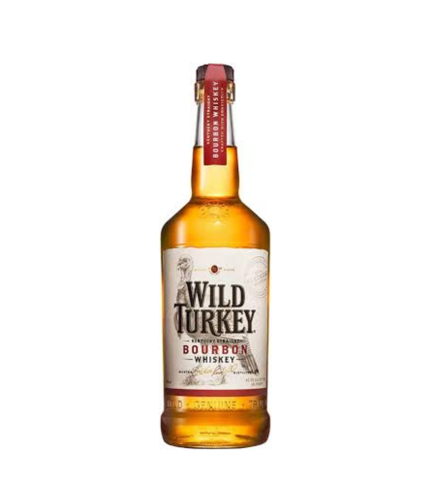 Wild Turkey 81 Proof Kentucky Straight Bourbon Whiskey 750ml | Smooth American Bourbon