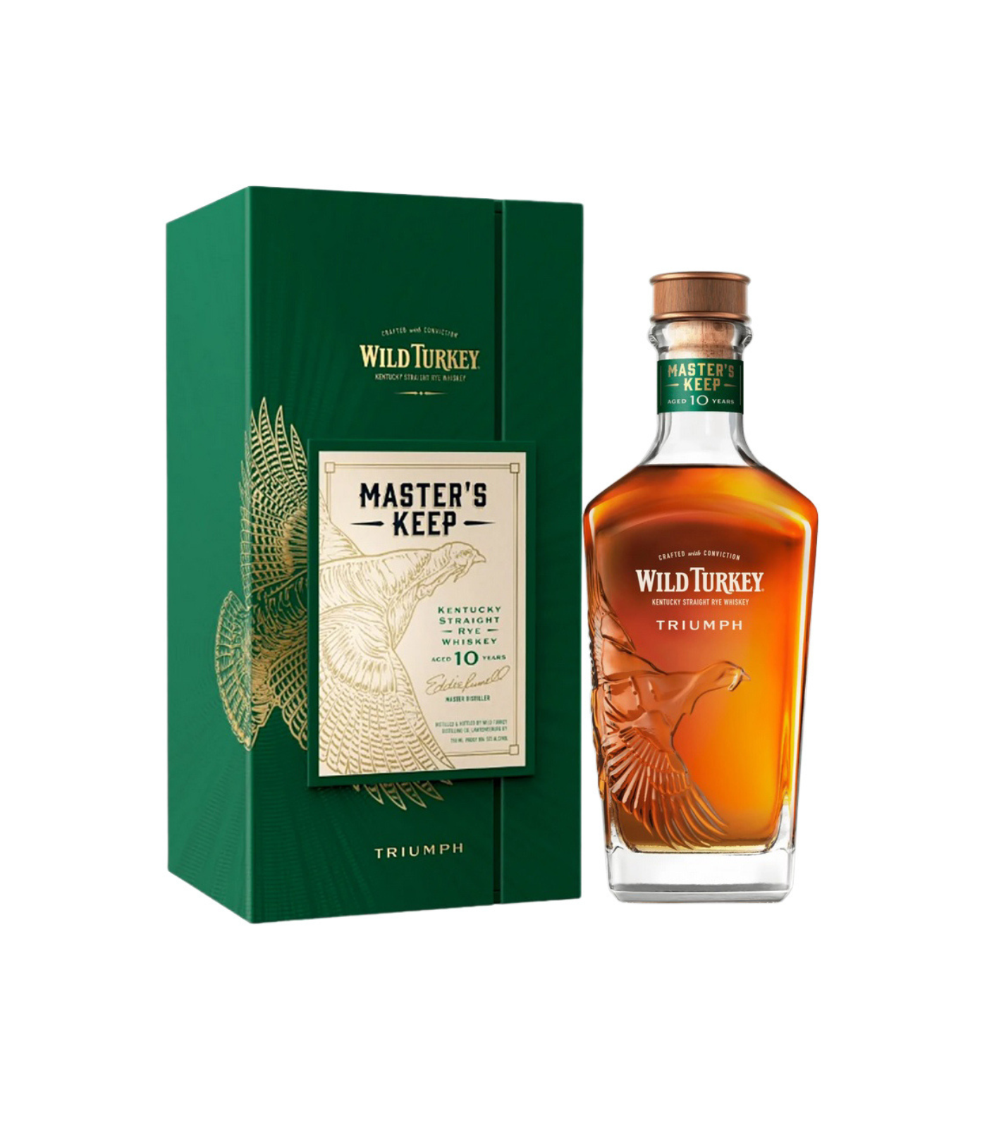 Wild Turkey Master’s Keep Triumph 10 Year Rye Whiskey – Limited Edition 750ml