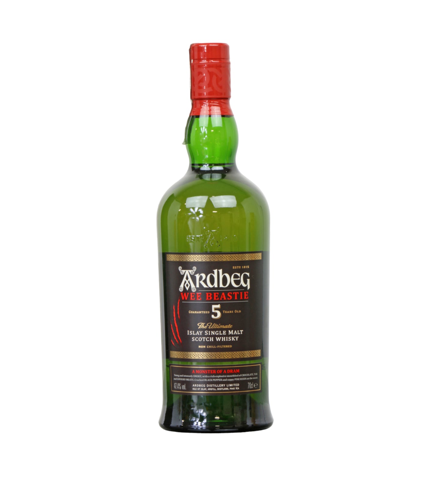 Ardbeg Wee Beastie 5 Year Old Whisky 70cl (47% ABV)