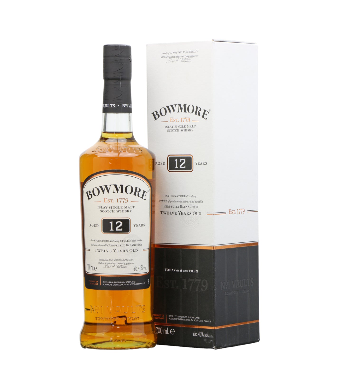Bowmore 12 Year Old Islay Single Malt Scotch Whisky 70cl (40%)
