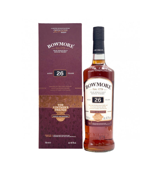 Bowmore 26 Year Old – The Vintner's Trilogy Single Malt Whisky 70cl (48.7%)