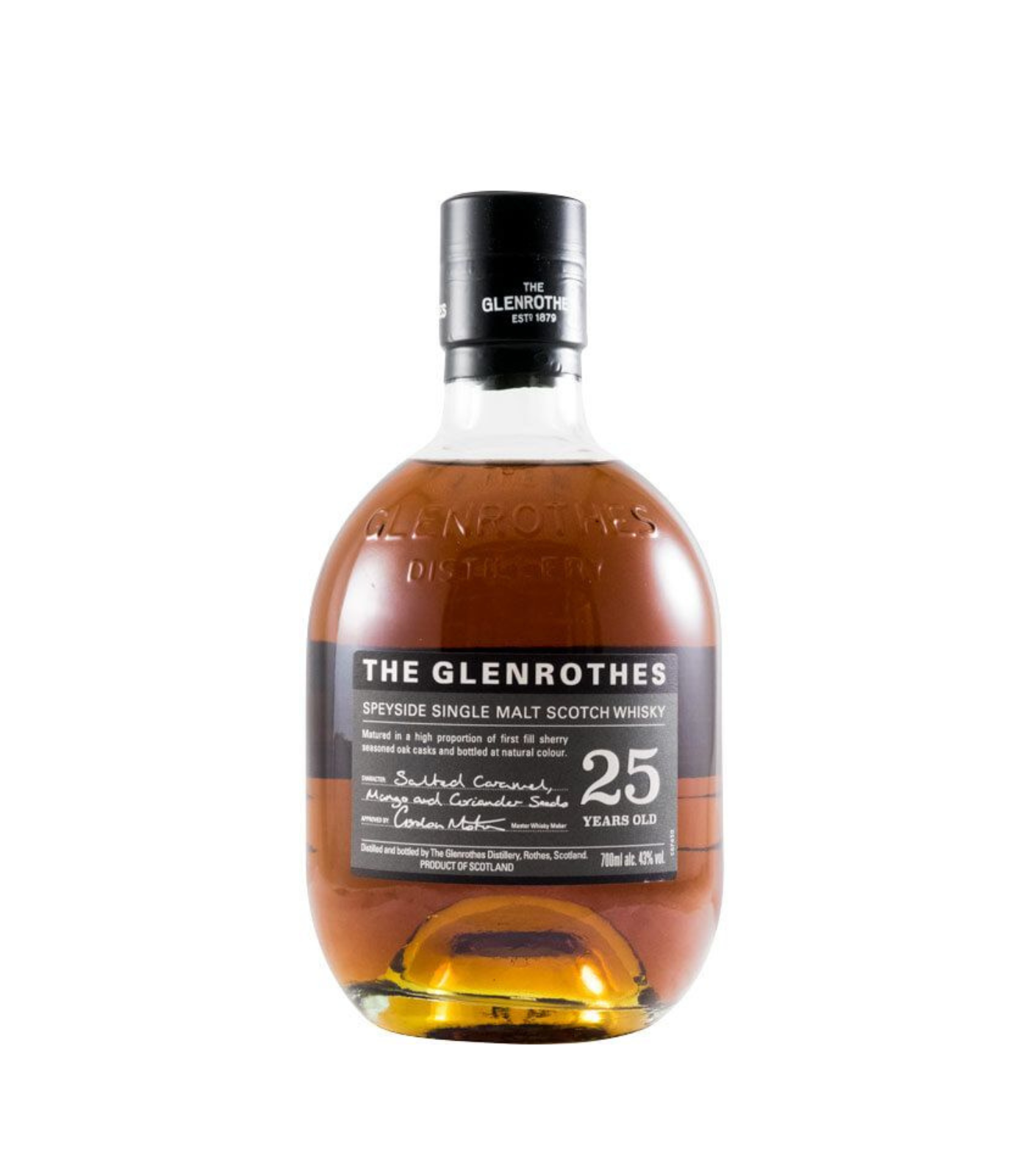 Glenrothes 25 Year Old Single Malt Scotch Whisky 700ml