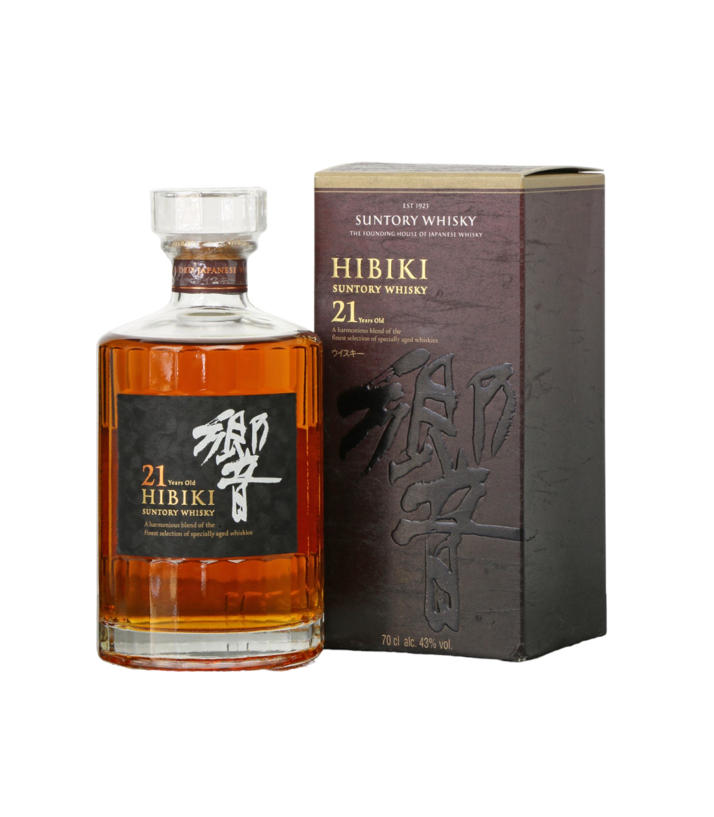 Hibiki 21 Year Old | Suntory Japanese Whisky 70cl (43% ABV)