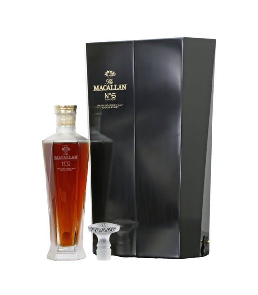 The Macallan No.6 in Lalique Whisky 75cl (43% ABV) – Ultra-Premium Single Malt