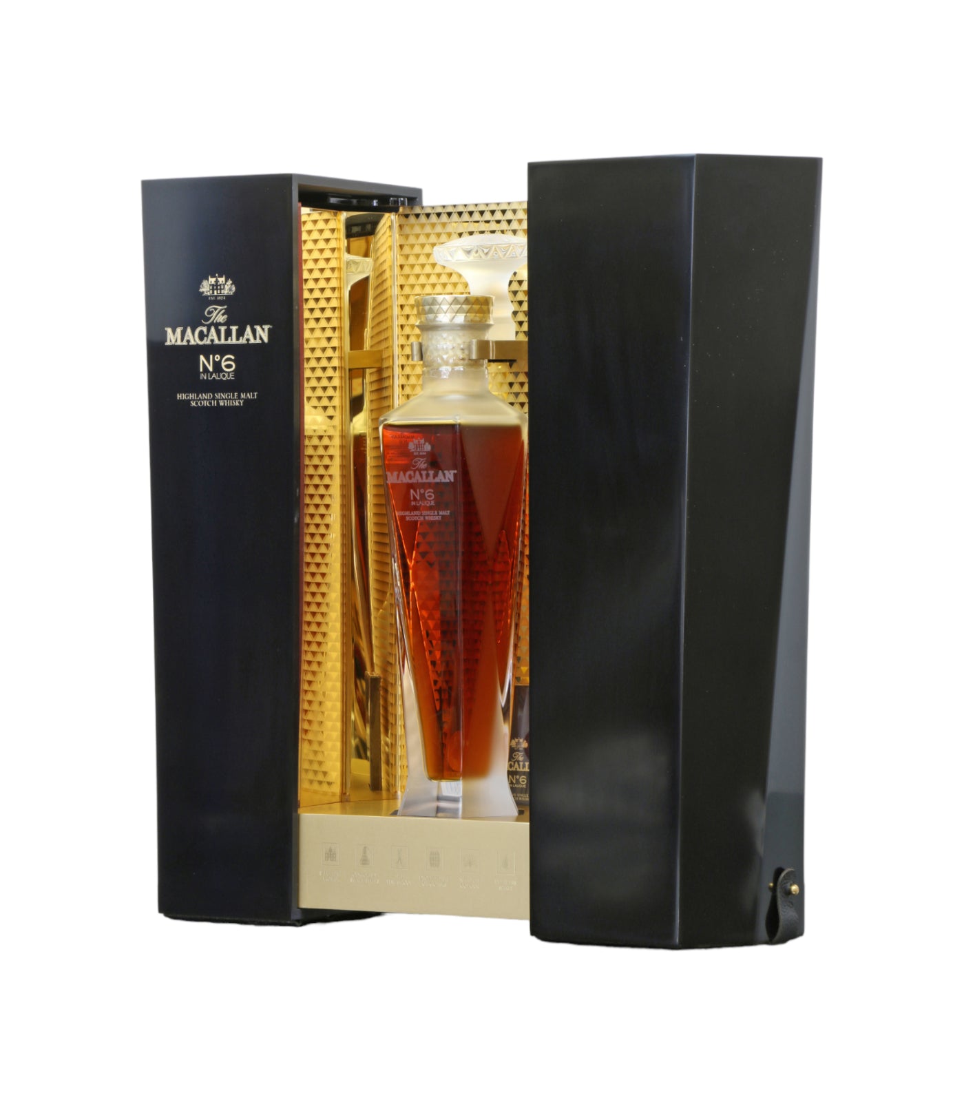 The Macallan No.6 in Lalique Whisky (75cl; 43%)