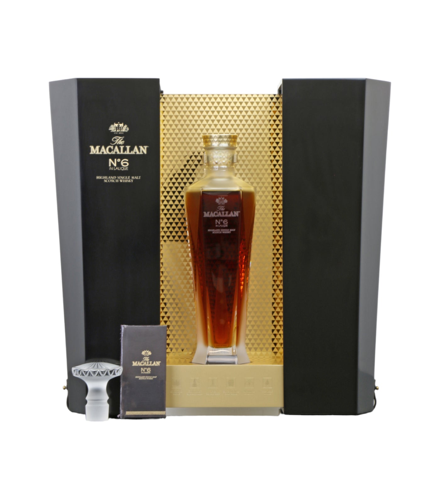 The Macallan No.6 in Lalique Whisky (75cl; 43%)