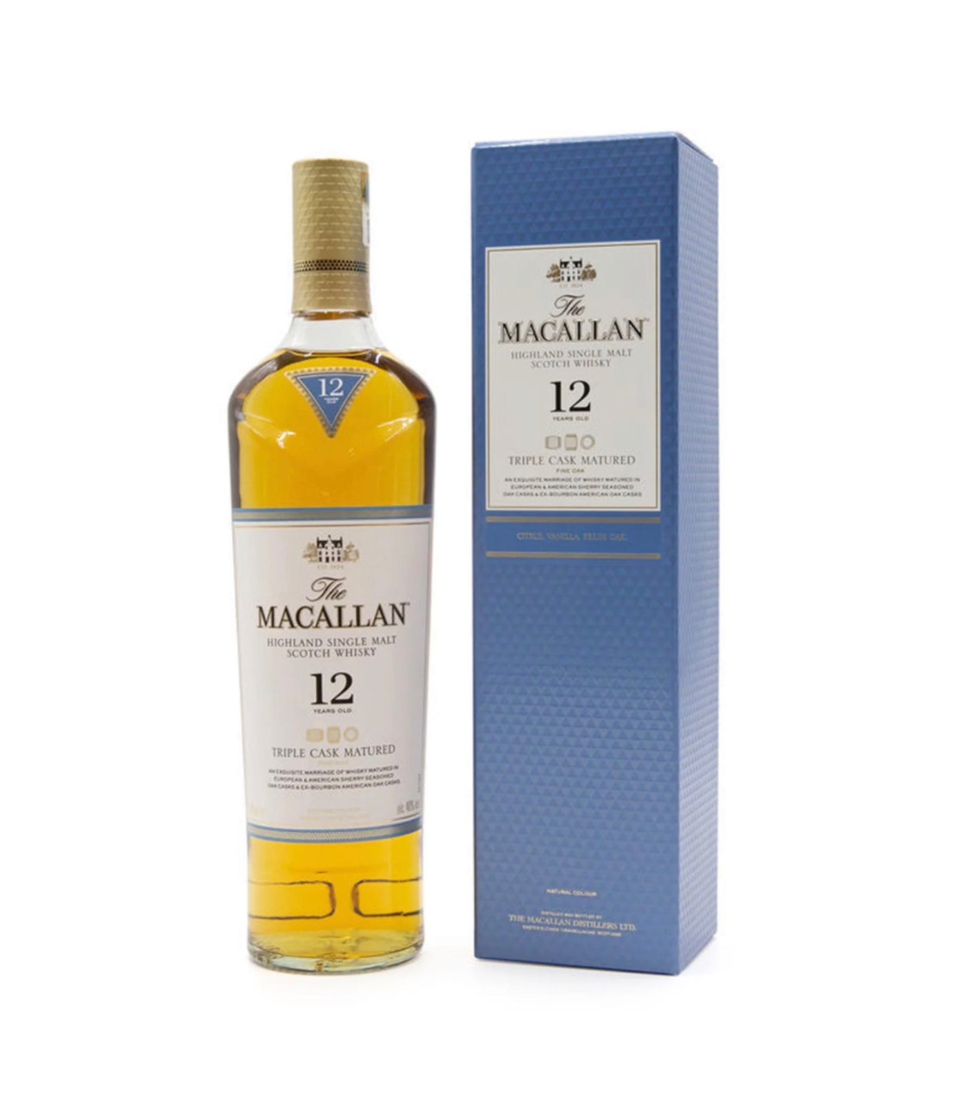 The Macallan 12 Year Old Fine Oak | Triple Cask Single Malt Whisky 70cl (40%)