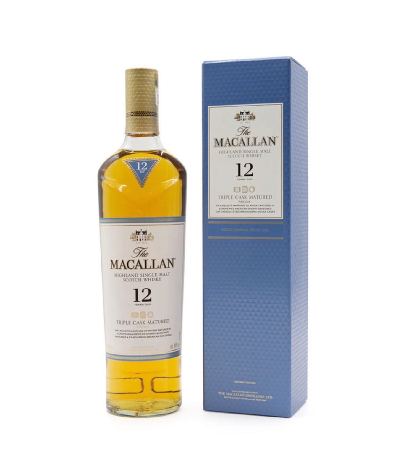 The Macallan 12 Year Old Fine Oak |Triple Cask Single Malt Whisky  (70cl; 40%)