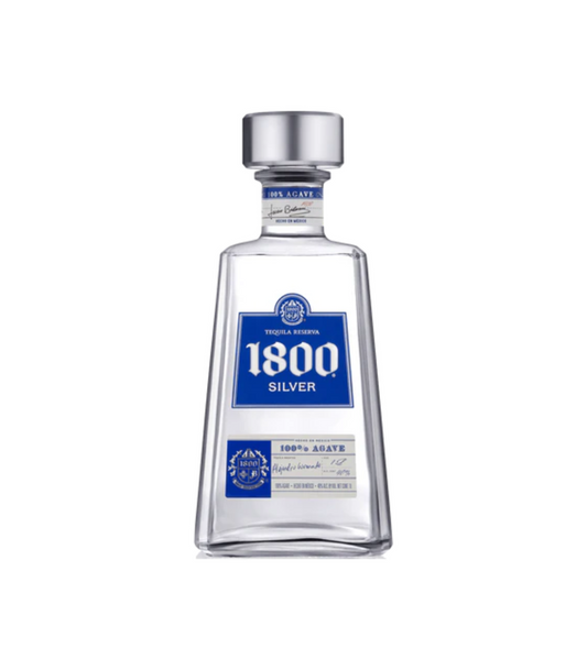 1800 Silver Premium 100% Blue Agave Tequila (75cl; 40%)
