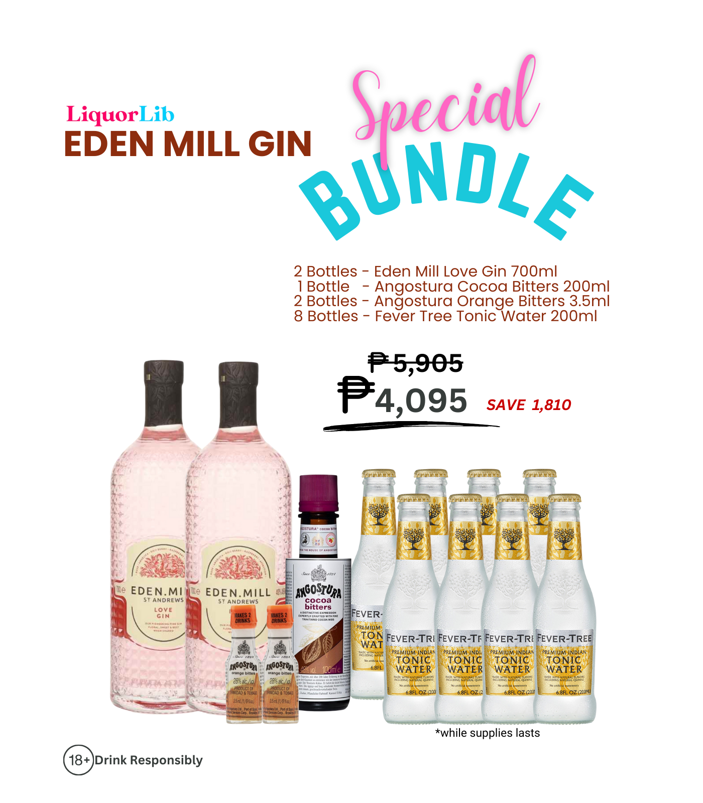 Eden Mill Scottish Gin Bundle 4