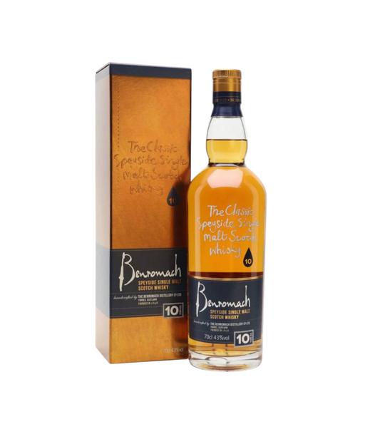 Benromach 10 Year Old Speyside Whisky (70cl; 43%)