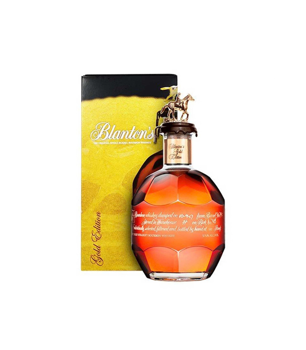 Blanton's Single Barrel Gold Edition Bourbon Whisky 750ml bottle