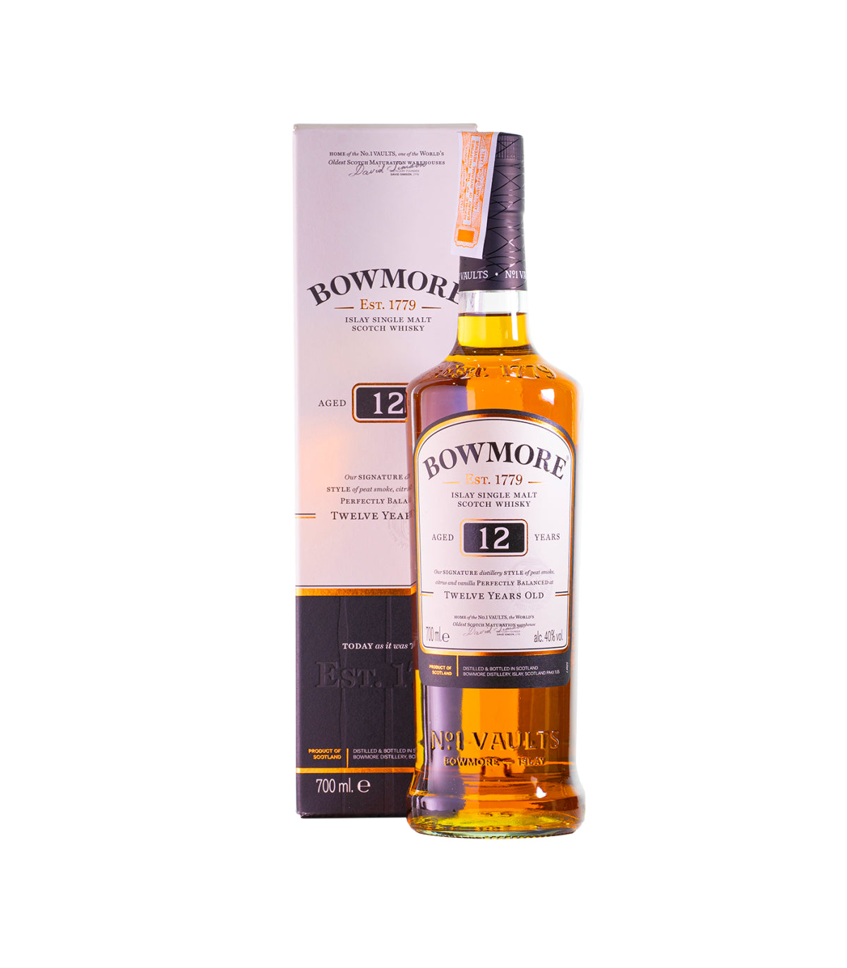 Bowmore 12 Year Old Islay Single Malt Whisky (70cl; 40%)