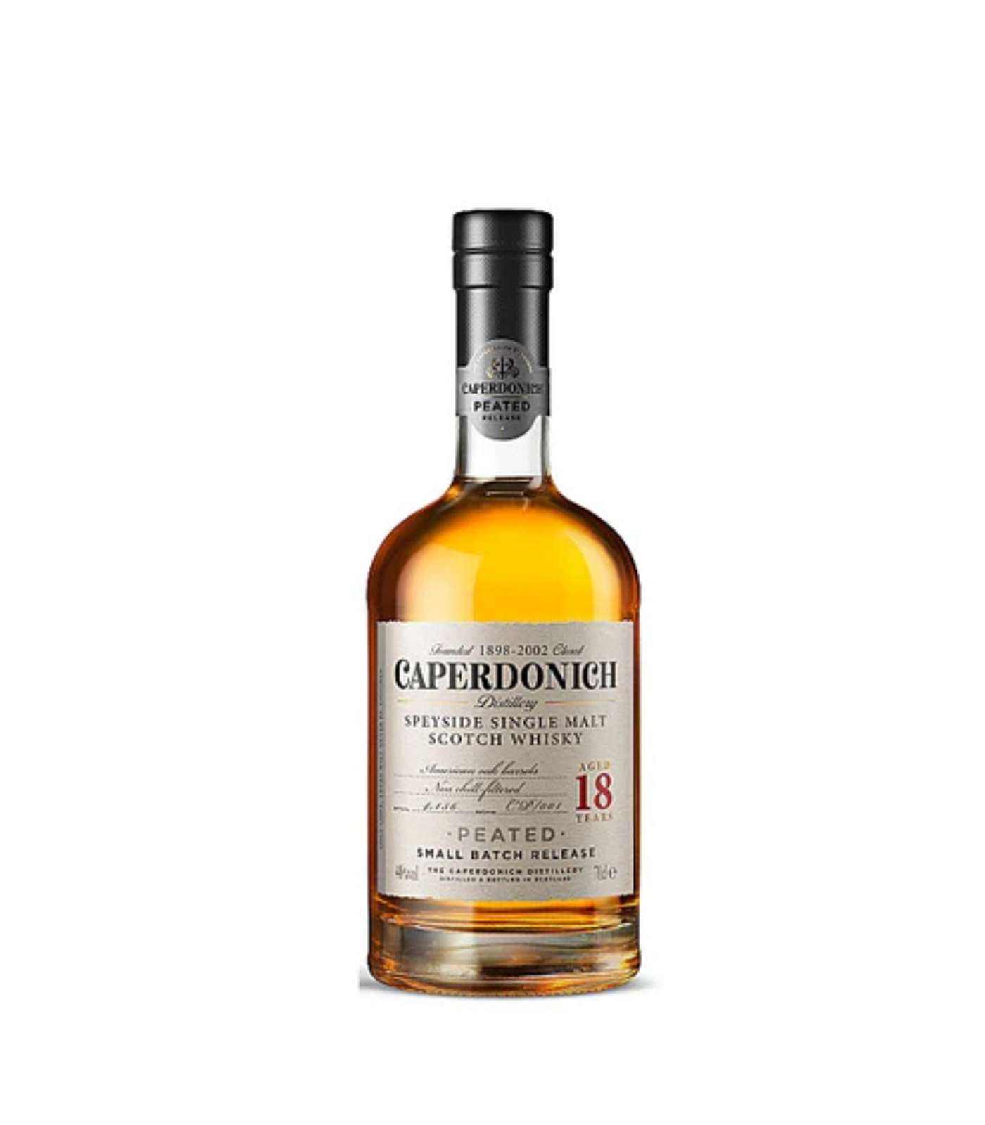 Caperdonich 18 Year Old Peated Speyside Single Malt Scotch Whisky