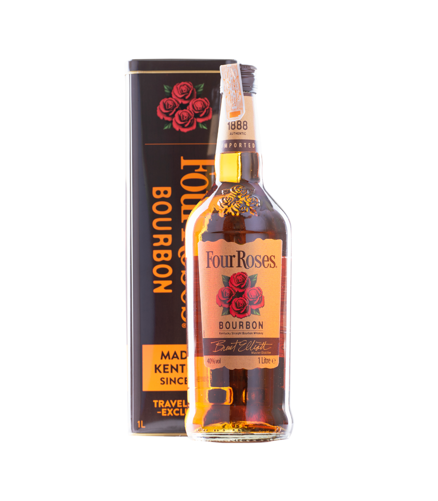 Four Roses Bourbon 1L | Travel Exclusive | LiquorLib – Liquor Lib ...