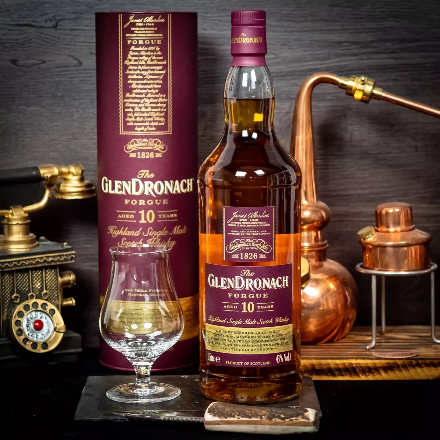 The Glendronach 10 Year Old-Forgue (100cl; 43%)