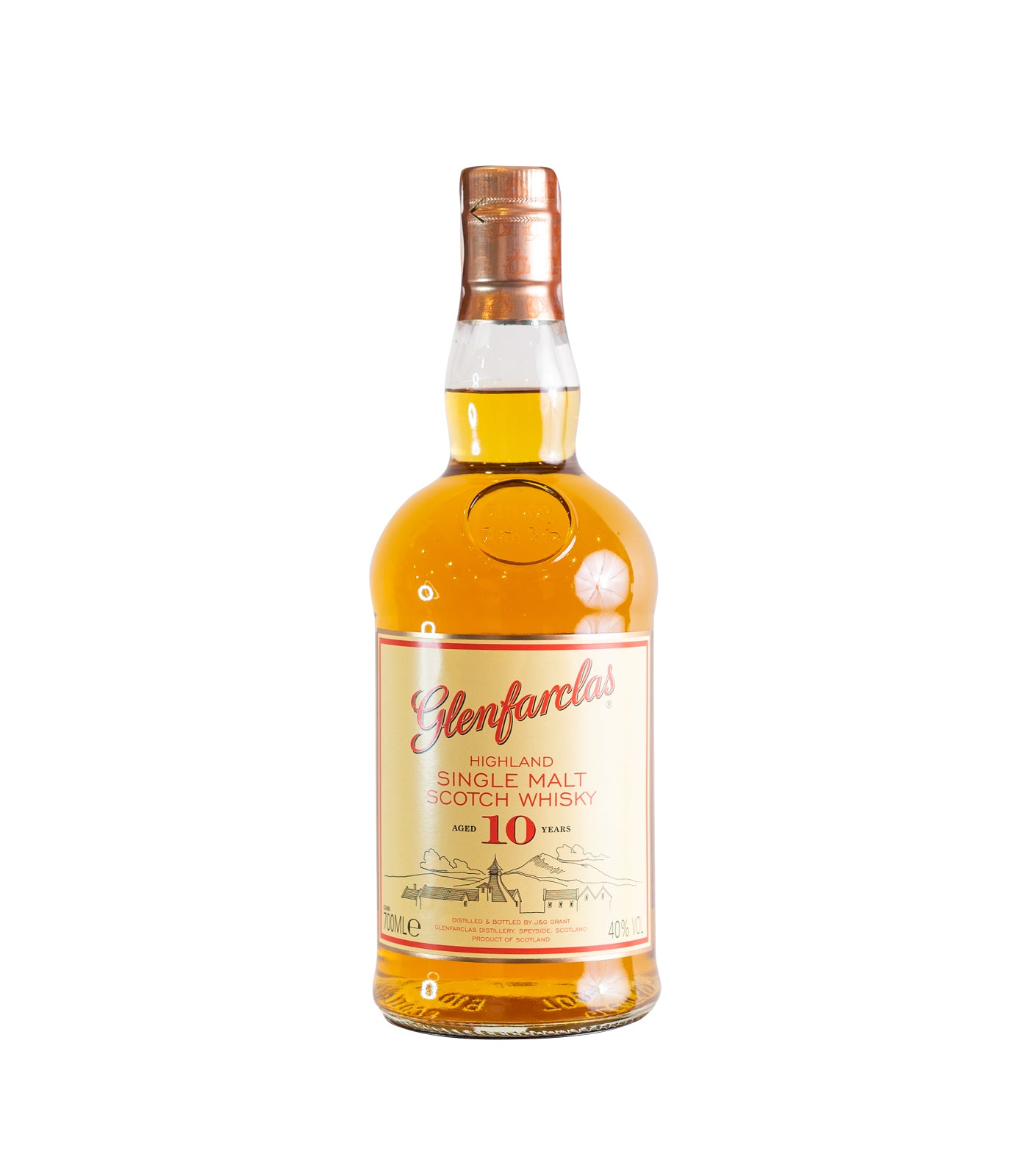 Glenfarclas 10 Year Old Single Malt Scotch Whisky (70cl; 40%)