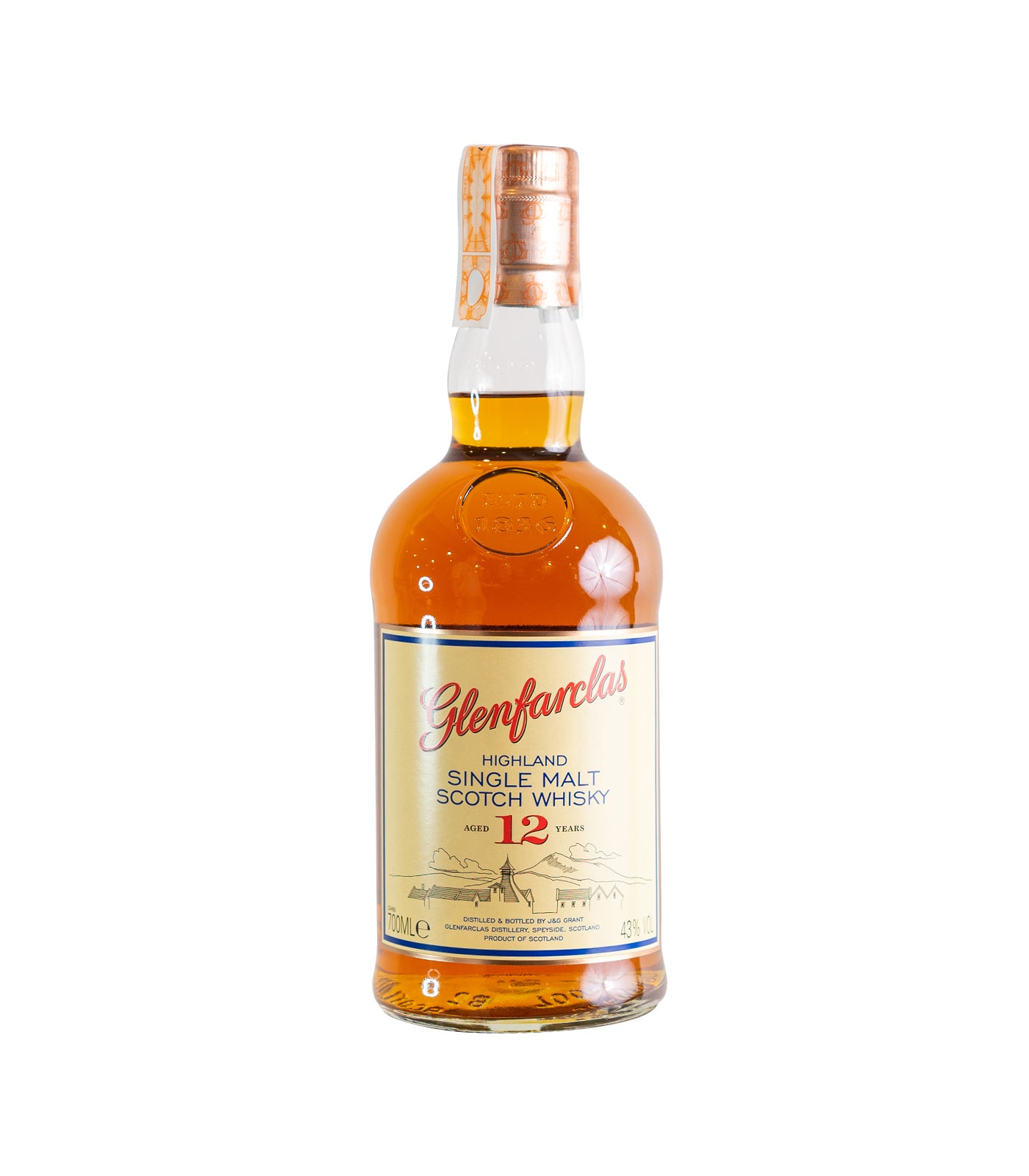 Glenfarclas 12 Year Old Single Malt Scotch Whisky (70cl; 43%)
