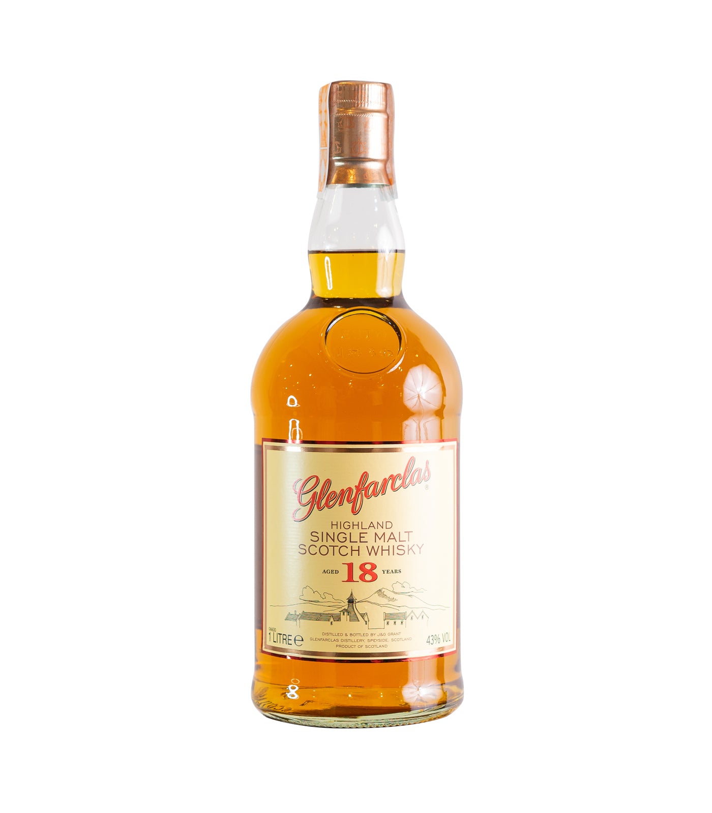Glenfarclas 18 Year Old Single Malt Scotch Whisky (1L; 43%)