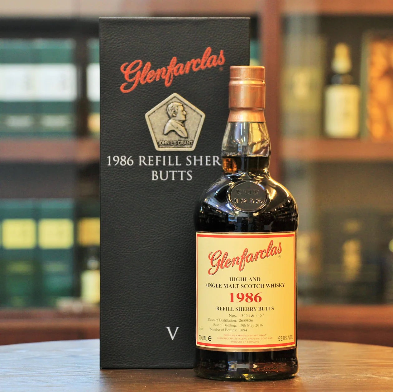 Glenfarclas 1986 Refill Sherry Butts V Single Malt Scotch Whisky (70cl; 53.8%)