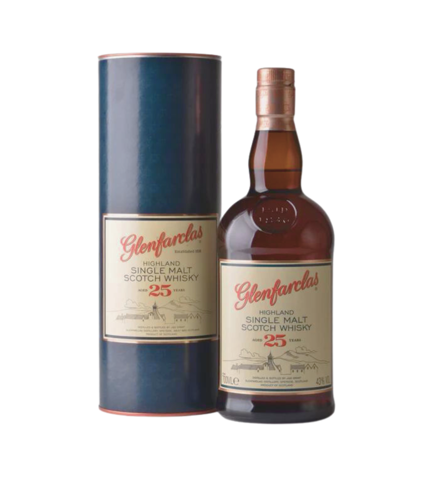 Glenfarclas 25 Year Old Single Malt Scotch Whisky (70cl; 43%)