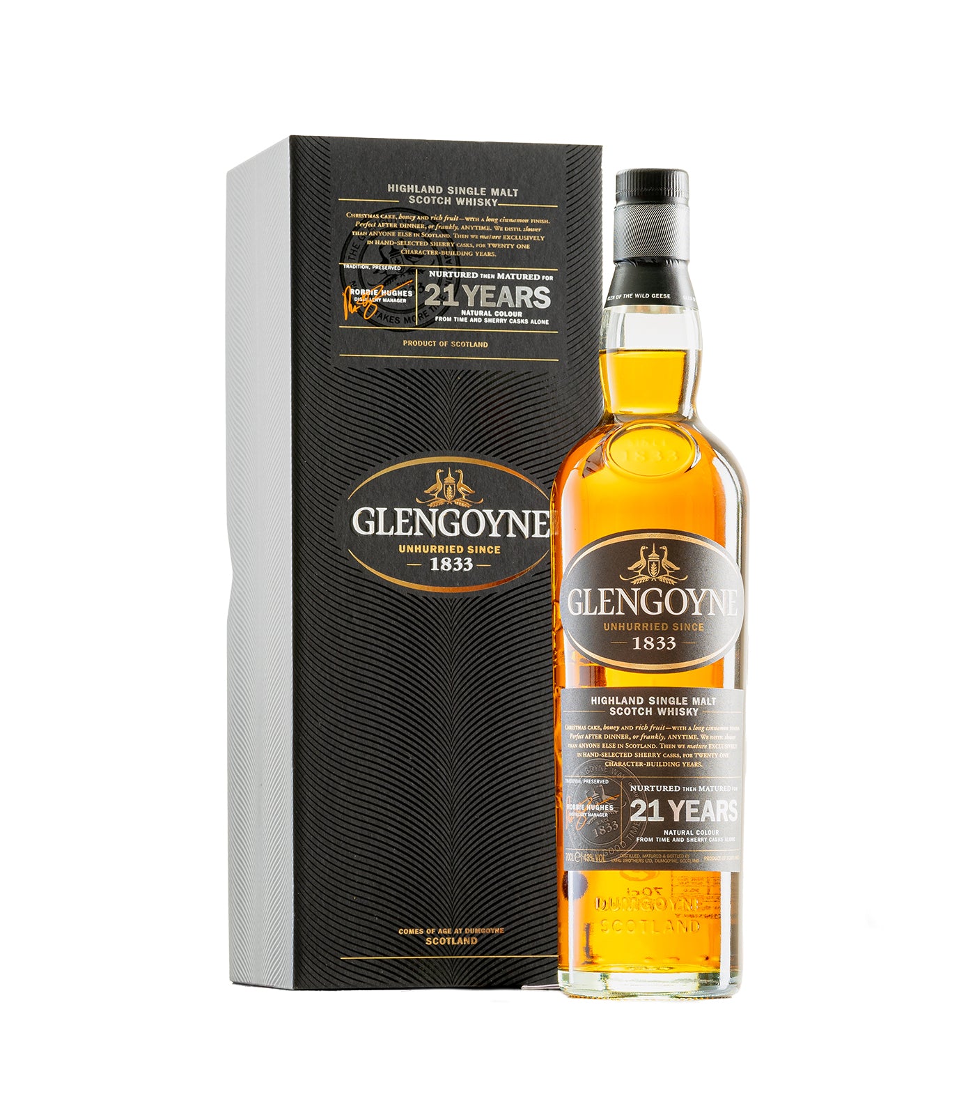 Glengoyne 21 Year Old Single Malt Scotch Whisky (70cl; 43%)